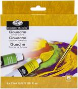 6/Pkg - Royal & Langnickel(R) Essentials(TM) Gouche Paint 21ml