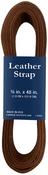 Dark Acorn - Silver Creek Leather Strap 3/4"X48"