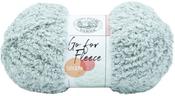 Pearl Grey - Lion Brand Go For Fleece Sherpa Yarn