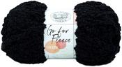 Black - Lion Brand Go For Fleece Sherpa Yarn