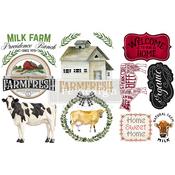 Home & Farm - Prima Marketing Re-Design Decor Transfers 6"X12" 3/Sheets