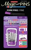 Purple 30/Pkg - Taylor Seville Magic Fork Pins - Fine