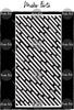 Staggered Rectangles Slimline - Maker Forte Stencils By Varada Sharma 4"X8"