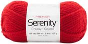Really Red - Premier Yarns Serenity Chunky Yarn - Solid