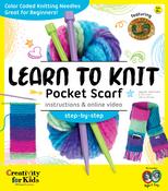 Pocket Scarf - Creativity for Kids Learn to Knit