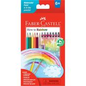 Rainbow - Faber Castell How to Watercolor Pencils Starter Set