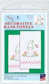 Gnome - Jack Dempsey Stamped Decorative Hand Towel Pair 17"X28"