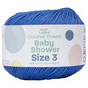 Crayon Blue - Aunt Lydia's Baby Shower Crochet Thread Size 3