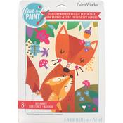 Mama Fox - Paint Works Paint By Number Kit 8"x10"