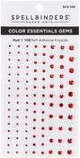 Red Mix - Spellbinders Color Essentials Gems 108/Pkg