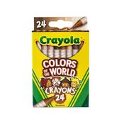 Crayola Colors Of The World Crayons 24/Pkg
