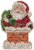 Santa In Chimney (14 Count) - Mill Hill/Jim Shore Counted Cross Stitch Kit 3.5"x5"