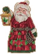 Santa With Lantern (14 Count) - Mill Hill/Jim Shore Counted Cross Stitch Kit 3.5"x5"
