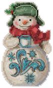 Snowman With Cocoa (14 Count) - Mill Hill/Jim Shore Counted Cross Stitch Kit 3.5"x5"