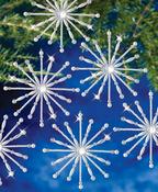 Elegant Snowflake Makes 6 - The Beadery Holiday Beaded Ornament Kit