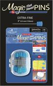 Blue 50/Pkg - Taylor Seville Magic Pins - Flat Head Extra Fine