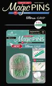 Green 50/Pkg - Taylor Seville Magic Pins - Ultra Grip Patchwork Fine