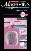 Pink 50/Pkg - Taylor Seville Magic Pins - Ultra Grip Extra Long Regular