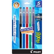 Assorted Colors - Pilot FriXion Ball Color Sticks Erasable Gel Pens 5/Pkg