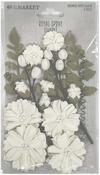 Ivory - 49 And Market Royal Spray Paper Flowers 15/Pkg