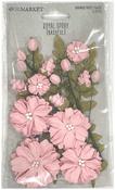 Bashful - 49 And Market Royal Spray Paper Flowers 15/Pkg