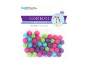 Bold - Multicraft Plastic Globe Beads 20g