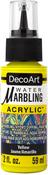 Yellow - DecoArt Water Marbling Paint 2oz