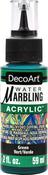 Green - DecoArt Water Marbling Paint 2oz