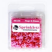 Hugs & Kisses - Buttons Galore Sprinkletz Embellishments 12g