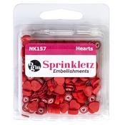 Hearts - Buttons Galore Sprinkletz Embellishments 12g