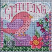 Stitching (14 Count) - Mill Hill Buttons & Beads Counted Cross Stitch Kit 5"X5"