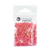 Strawberry - Buttons Galore Crystalz Clear Flat Back Gems