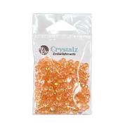 Peach - Buttons Galore Crystalz Clear Flat Back Gems