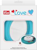 Turquoise - Prym Love Magnetic Pin Cushion W/Bobbin Ring