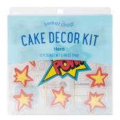 Super Hero, 11 Pieces - Sweetshop Cake Decor Kit