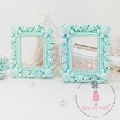 Turquoise - Dress My Craft Miniature Micky Frame 2/Pkg