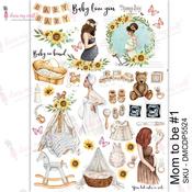 Mom To Be #1 - Dress My Craft Transfer Me Sheet A4