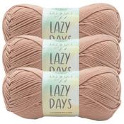 Taupe - Lion Brand Let's Get Cozy: Lazy Days Yarn