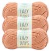 Clay - Lion Brand Let's Get Cozy: Lazy Days Yarn