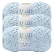 Arctic Ice - Lion Brand Let's Get Cozy: Chenille Appeal Yarn