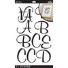 Black Script Poster - Sticko Alphabet Stickers