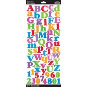Multi Color Mylar - Sticko Alphabet Stickers