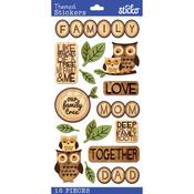 Wood Family - Sticko Themed Stickers