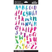 Watercolor - Sticko Alphabet Stickers