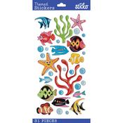 Vellum Tropical Fish - Sticko Themed Stickers