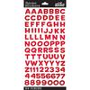 Funhouse Red Metallic - Sticko Alphabet Stickers