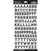 Black Dot - Sticko Alphabet Stickers