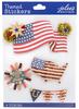 Dimensional American Flag - Jolee's Boutique Themed Stickers