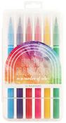 Rainbow - American Crafts Brush Marker 12/Pkg
