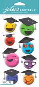 Graduation Emoji - Jolee's Boutique Dimensional Stickers